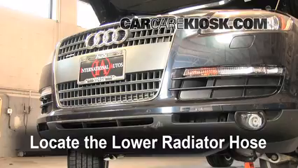 Coolant Flush How-to: Audi Q7 (2007-2015) - 2009 Audi Q7 Premium 3.6L V6